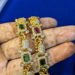 ad stone elephant bangle 2.6 rs.1100