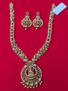 Antique AD Stone Laxmi Mid-Chain