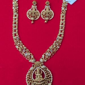 antique ad stone laxmi mid chain rs.1200