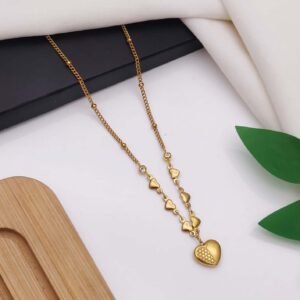 classic heart chain pendant rs.350