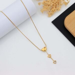 dazzling heart chain pendant rs.350