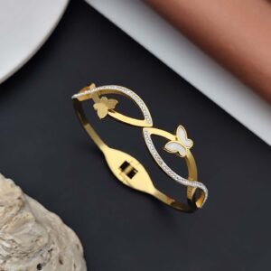 elegant butterfly kada gold rs.385