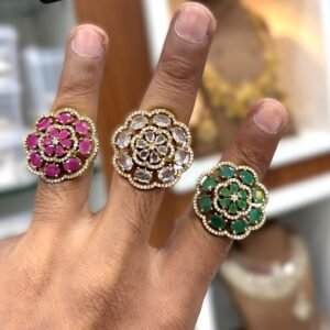 floral rings (big) rs.280 each