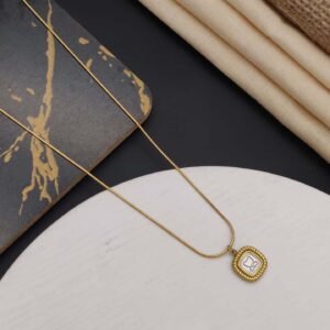 geometric chain pendant rs.230