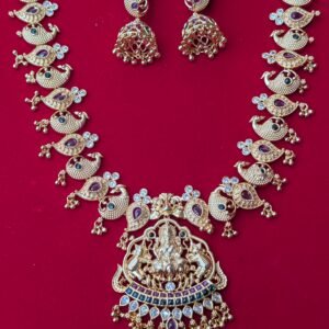 gold alike mango necklace rs.1650 (offer price rs.1450)