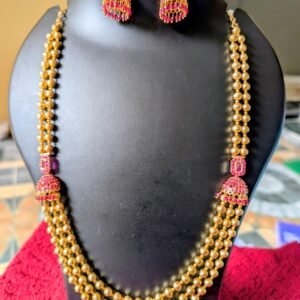 gold plated layered haaram rs.1540 (offer rate rs.1200)