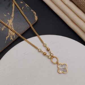 heavenly floral chain pendant rs.350