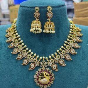 mango kemp & ad stone necklace rs.2300