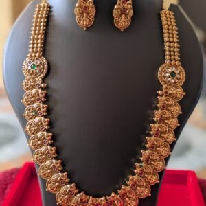 peacock laxmi imprinted haaram rs.950 (offer rate rs.475)