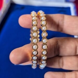 pearl bangle 2.6 rs.600