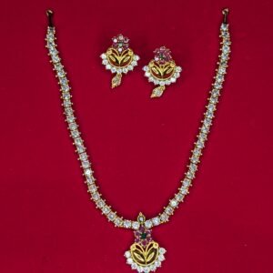 simple ad stone necklace rs.850