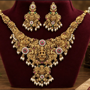 antique temple necklace rs.850