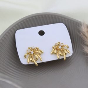 elegant flower earrings rs.250